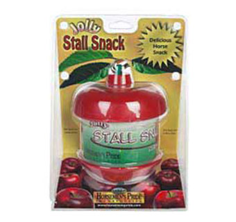 STALL SNACK HOLDER WITH APPLE TREAT
