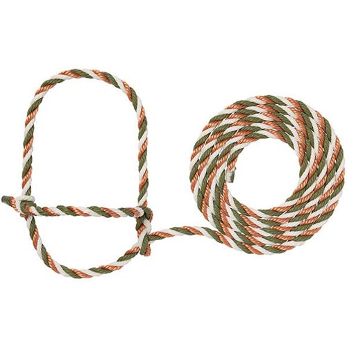 COW ROPE HLTR COP/HG/WH WEAVER