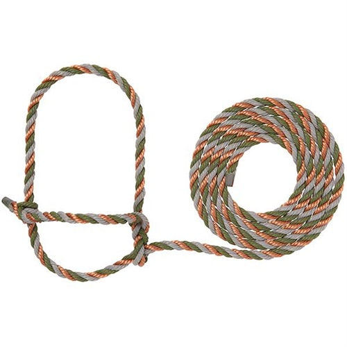 COW ROPE HLTR COP/HG/GRAY WEAVER