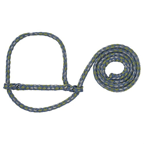 POLY ROPE SHEEP/GOAT HLTR, NVY/HG/GRY WEAVER