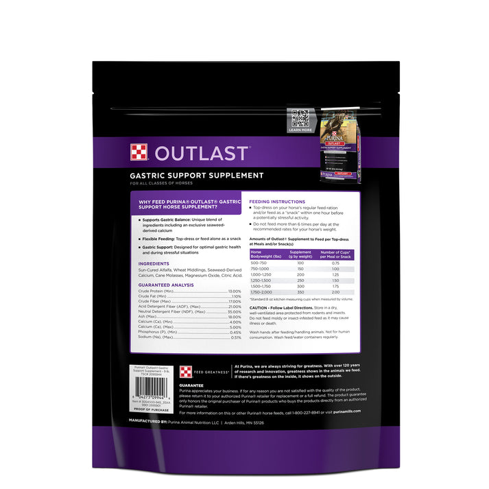 OUTLAST GASTRIC SUPPORT SUPPLEMENT 40#