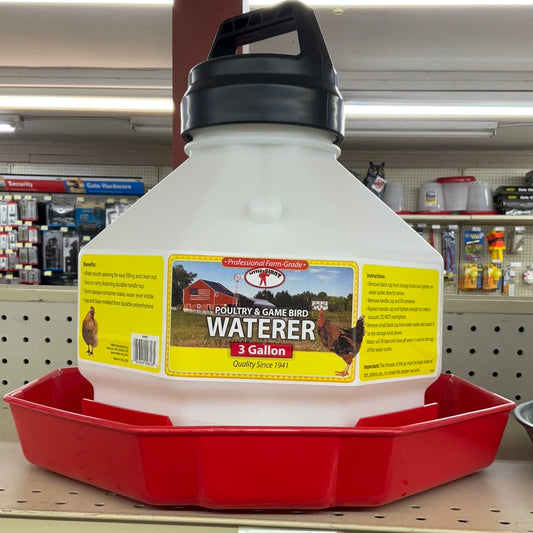 WATERER POULTRY 3GAL PPF3