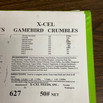 GAMEBIRD CRUMBLES XCEL 50#
